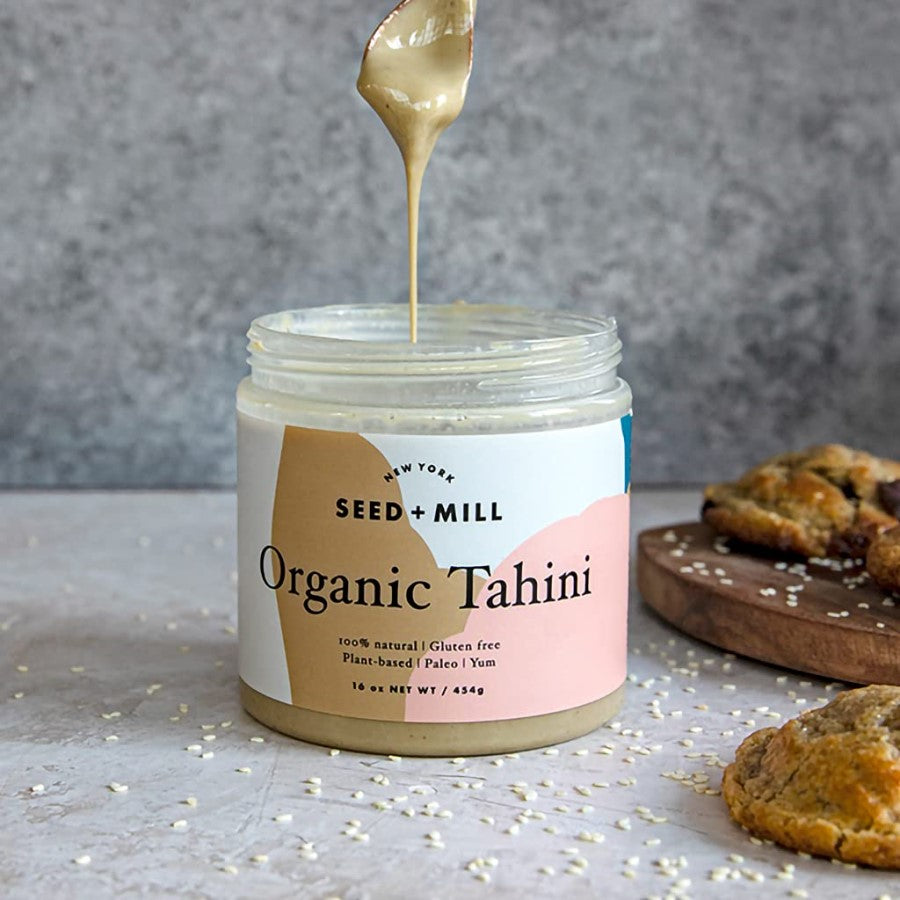 Delicious Organic Tahini 100% Natural Plant Based Paleo Sesame Seed Paste New York Seed + Mill
