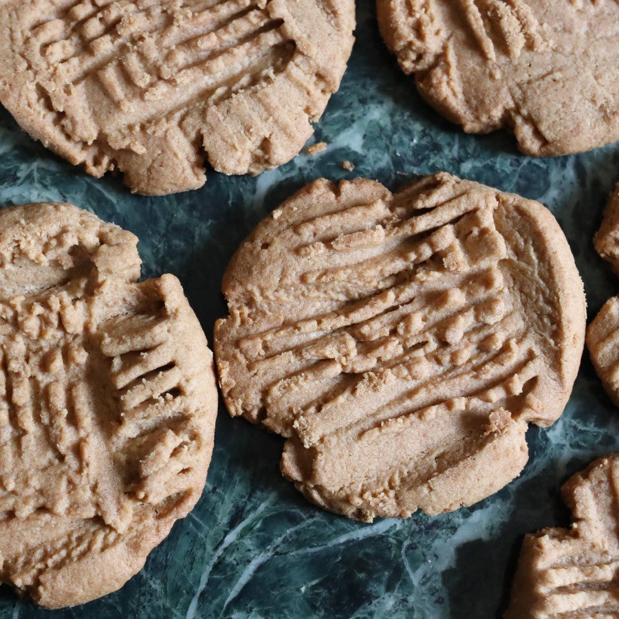 Nut Butter Cookies Made With Bare Smooth Barney Almond Butter