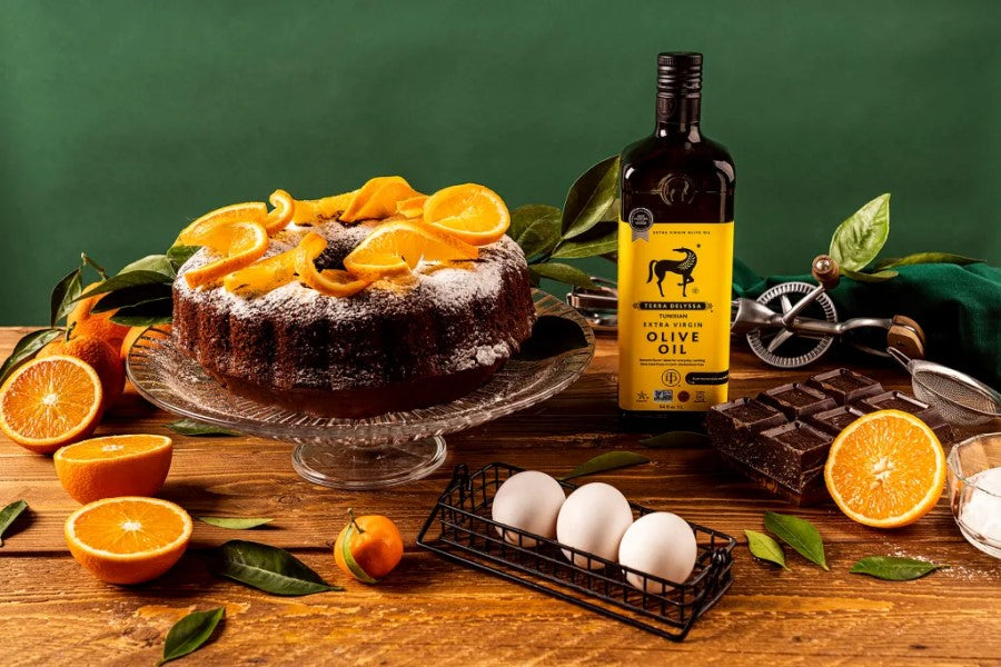 Terra Delyssa Extra Virgin Non-GMO Olive Oil Orange Cake