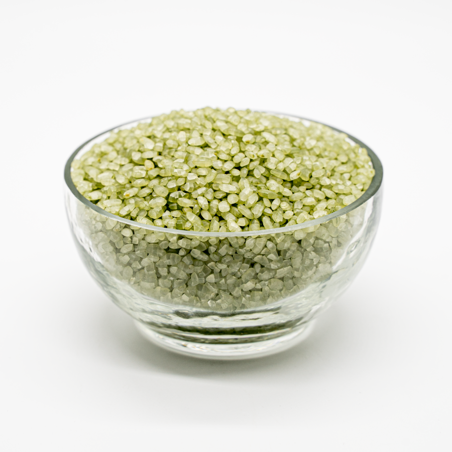 Bowl Of Organic Heirloom Green Rice Grains Jade Pearl Rice From Lotus Foods