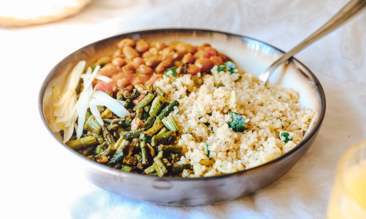 Organic Quinoa Asparagus And Quality Organic Pinto Beans From Terra Powders Clean Food Market
