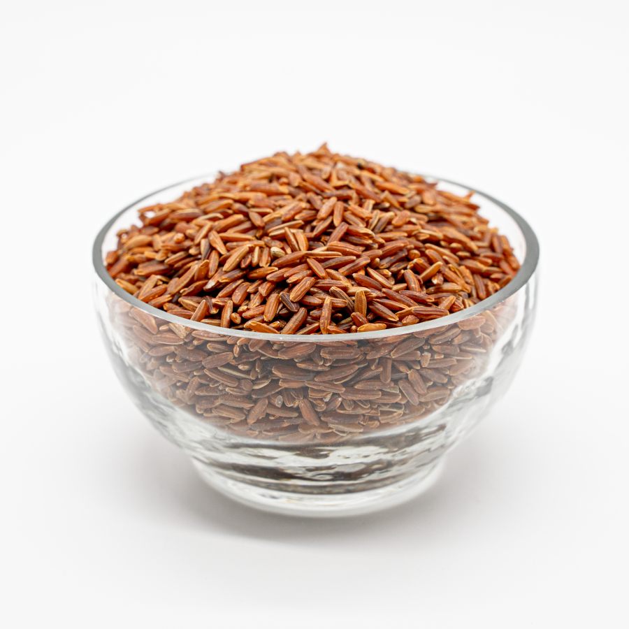 Bowl Of Organic Heirloom Rice Grains Red Rice From Lotus Foods