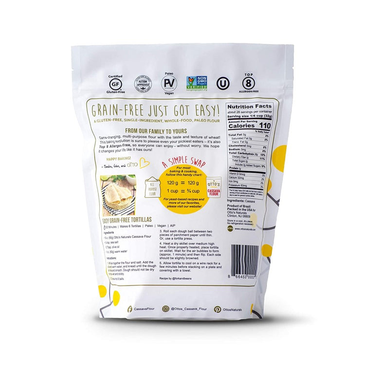 Otto's Naturals Multi Purpose Cassava Flour – Terra Powders