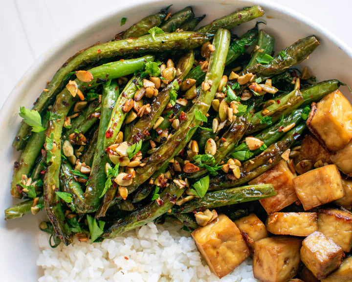 Spicy Green Beans With Sprouted Pumpkin Seeds Go Raw Recipe