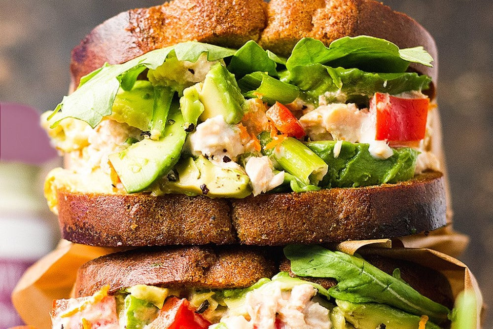 Paleo Primal Tuna Salad Sandwich Primal Kitchen Garlic Aioli Mayo Recipe