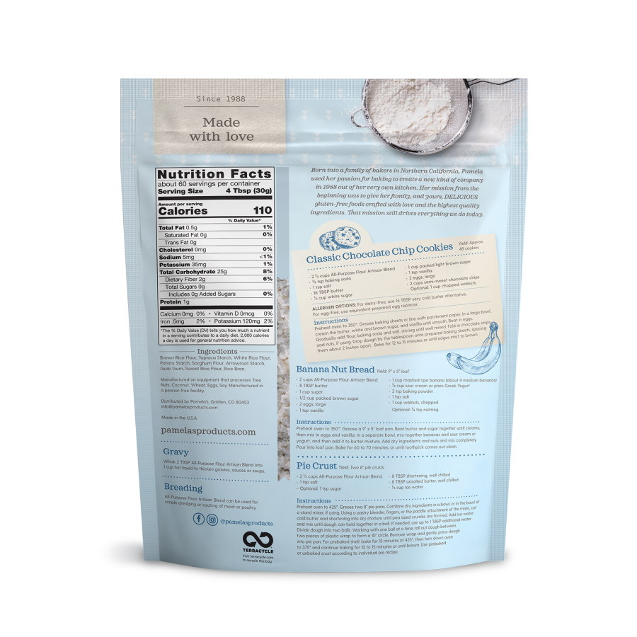 Pamela's all top purpose flour