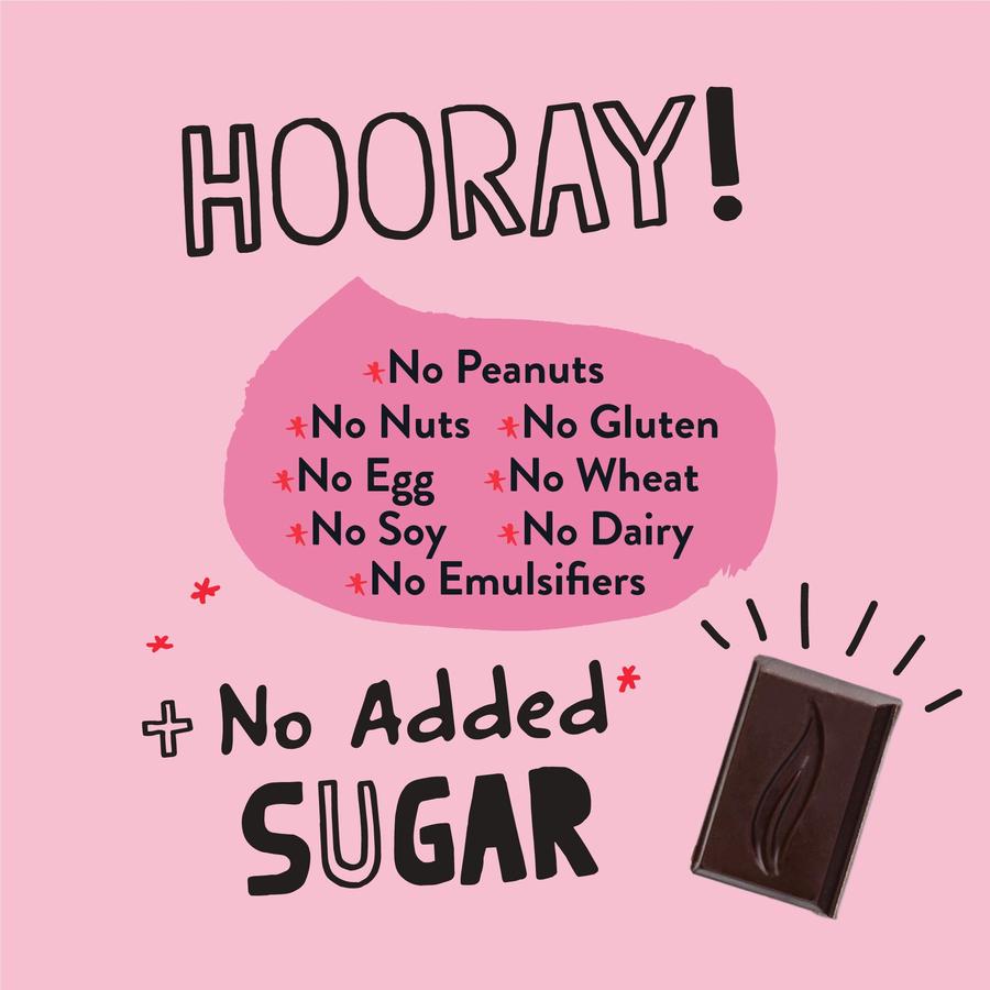 Hooray Pascha Organic Chocolate Bar With Cocoa Nibs Vegan No Peanuts No Nuts No Gluten No Egg No Wheat No Soy No Dairy No Emulsifiers No Added Sugar Keto Friendly Dark Chocolate