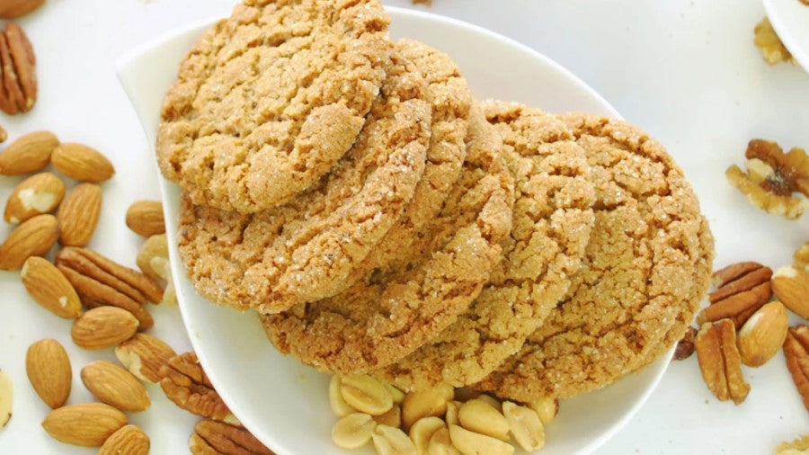 Peanut Butter Cookies With Nut Flour Blend Recipe Pamela's Grain Free Products