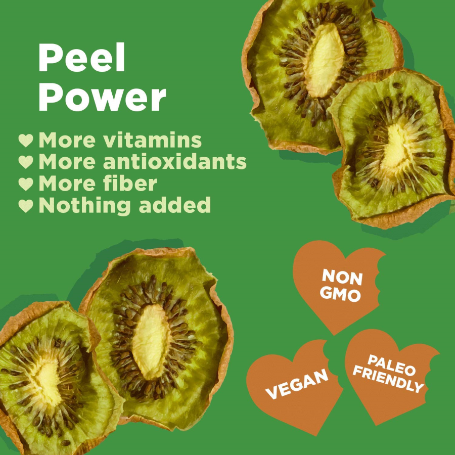 Tangy Kiwi Rind Snacks Peel Power Fruit Snack Paleo Friendly Vegan Non-GMO