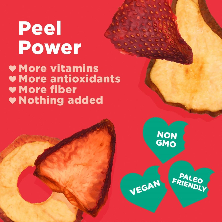 StrawPerry Rind Snacks Peel Power Fruit Snack Paleo Friendly Vegan Non-GMO