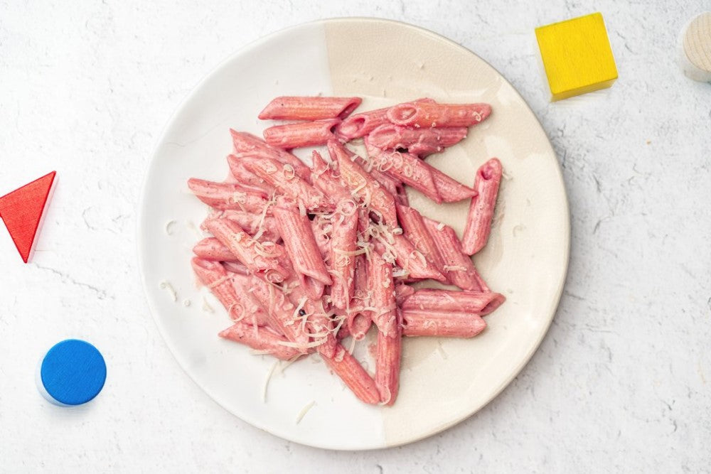 Penne Noodles With Pink Primavera Sauce Is Kid Approved Food