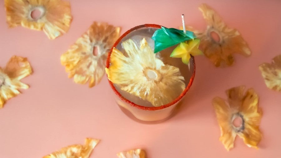 Shaka Recipe Pineapple Mint Mai Tai Cocktail Made With Mamaki Leaf Tea
