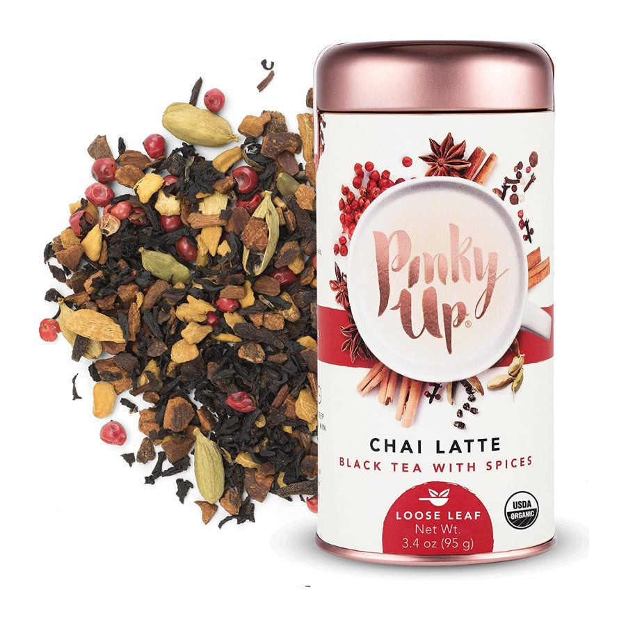 Pinky Up Chai Latte Black Tea With Spices Loose Leaf USDA Organic