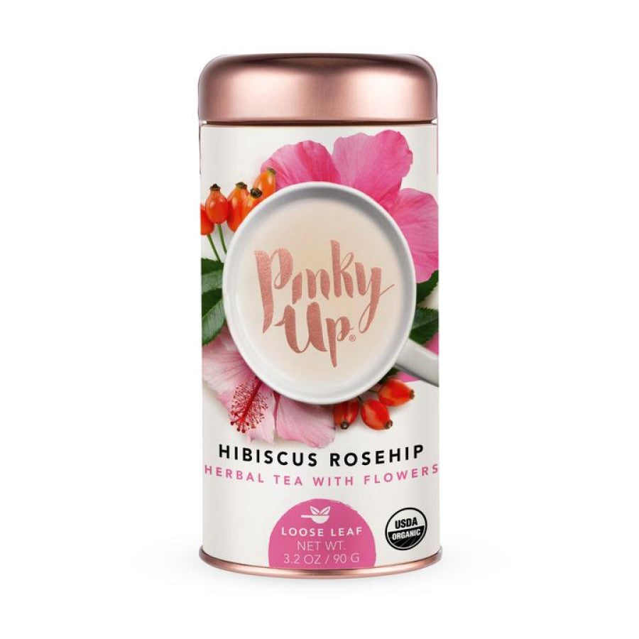 Pinky Up Hibiscus Rosehip Organic Loose Leaf Tea 3.2oz