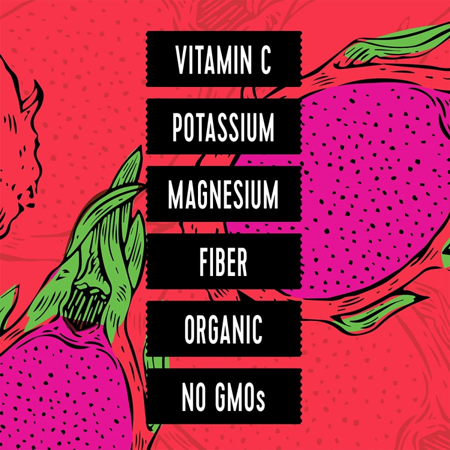 Pitaya Foods Infographic Dragon Fruit Contains Vitamin C Potassium Magnesium Fiber Is Organic With No GMOs