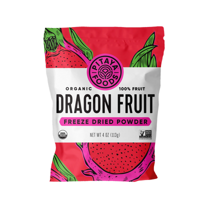 Pitaya Foods Organic Dragon Fruit Freeze Dried Powder 4oz