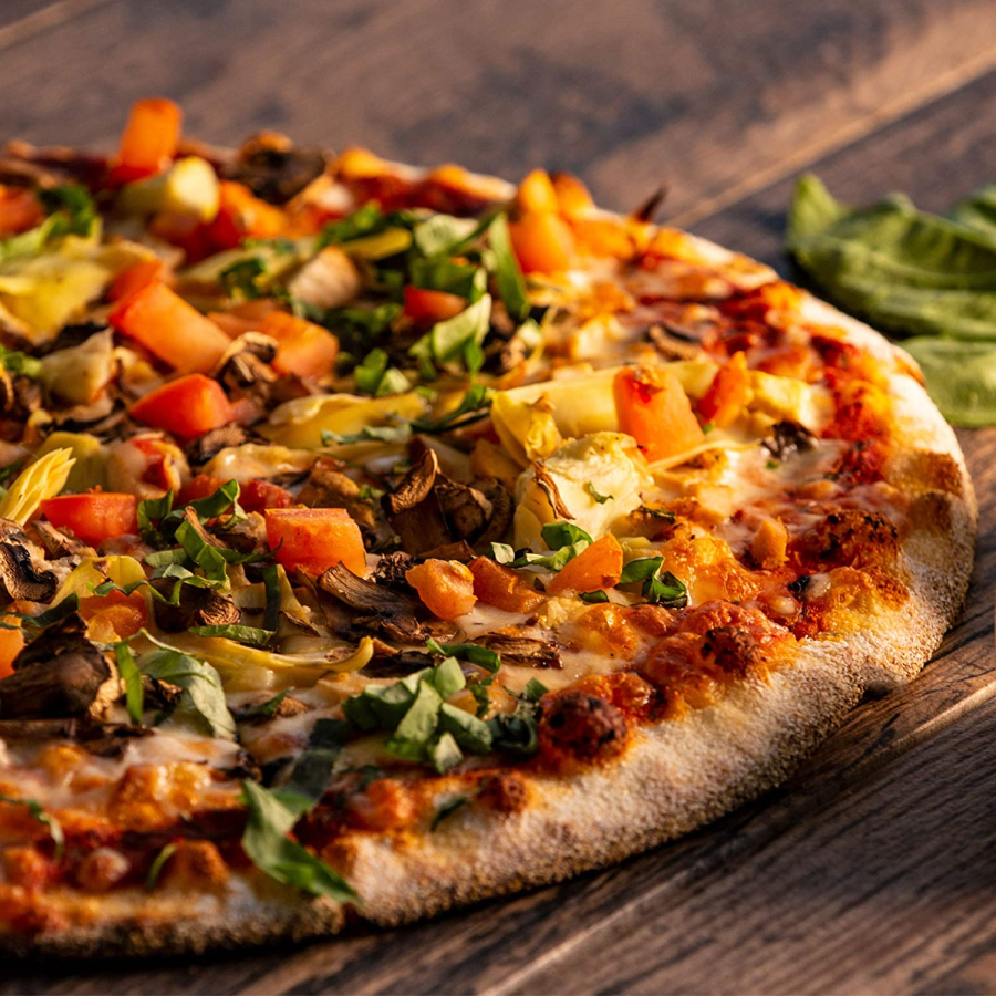 Healthy Homemade Pizza Recipe Using Organic Pizza Girl Marinara Pasta Sauce