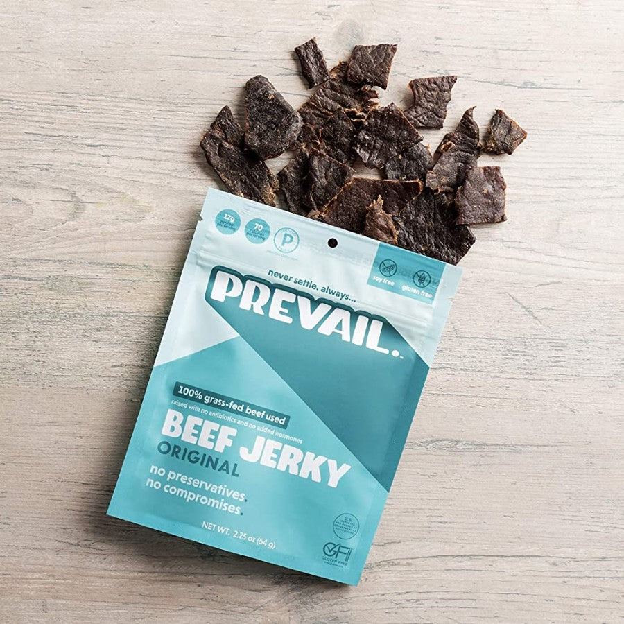 100% Grass Fed Beef Jerky Original Prevail