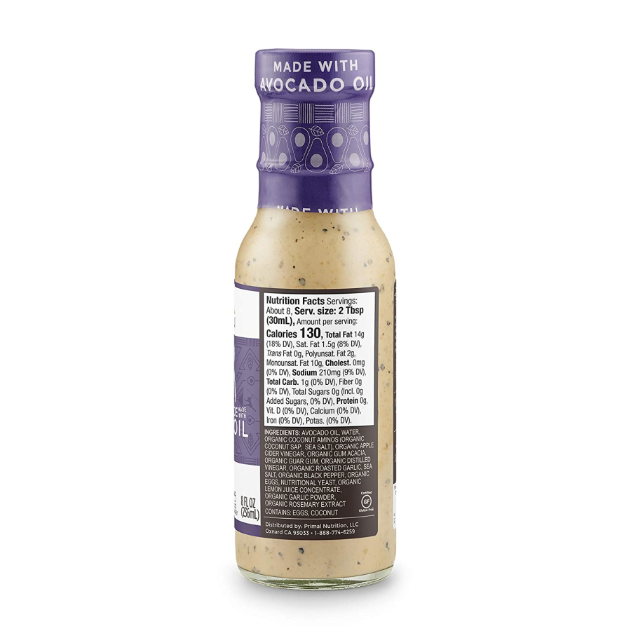 Primal Kitchen Dressing & Marinade, Caesar - 8 fl oz