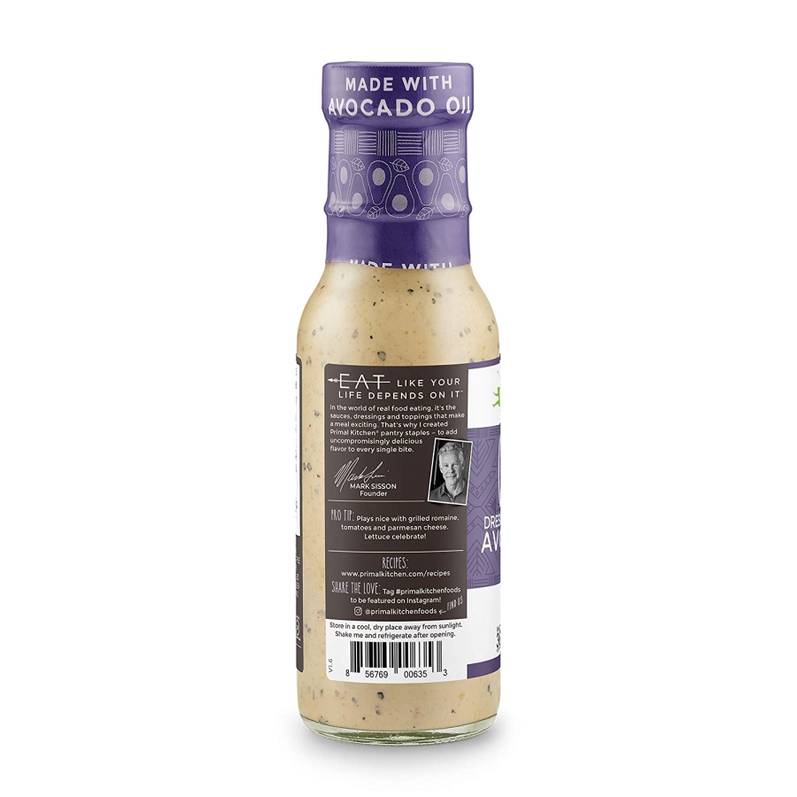 Mark Sisson Real Foods Eat Like Your Life Depends On It Primal Kitchen Marinade Dressing Caesar