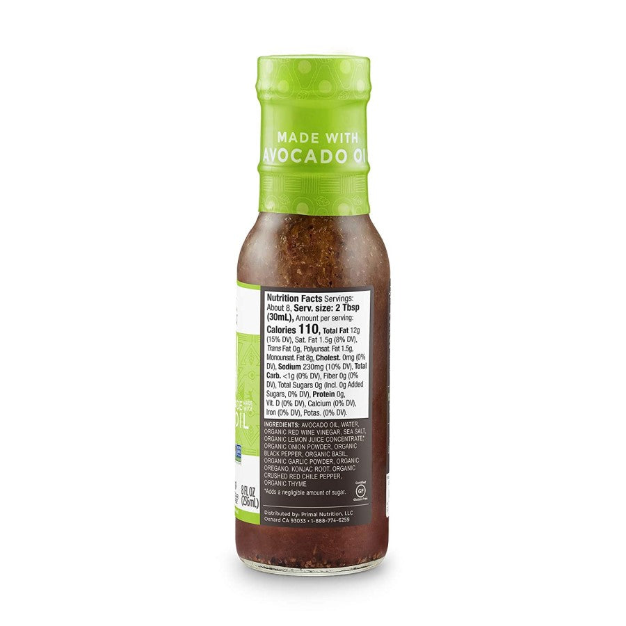Primal Kitchen Italian Dressing Ingredients Nutrition Facts