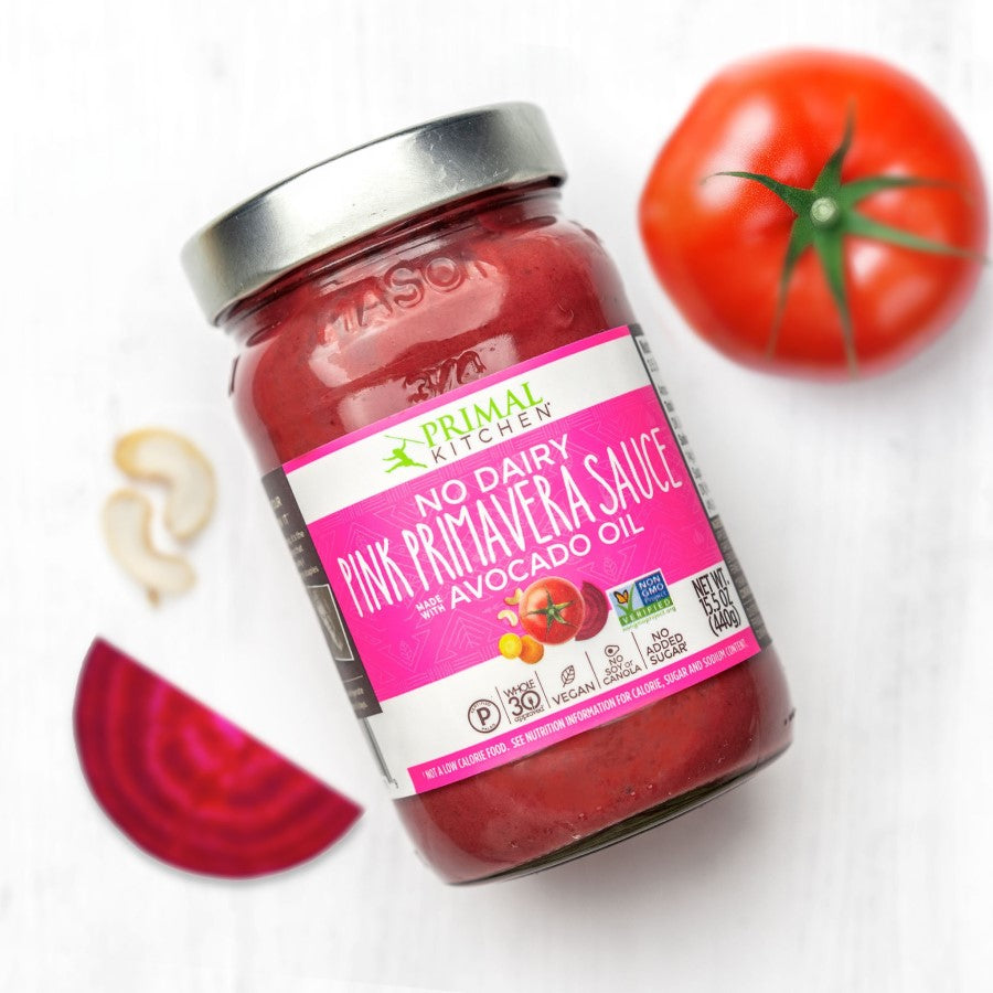 Primal Kitchen Whole30 Pink Primavera Sauce With Avocado Oil Beets Fresh Tomato Cashews