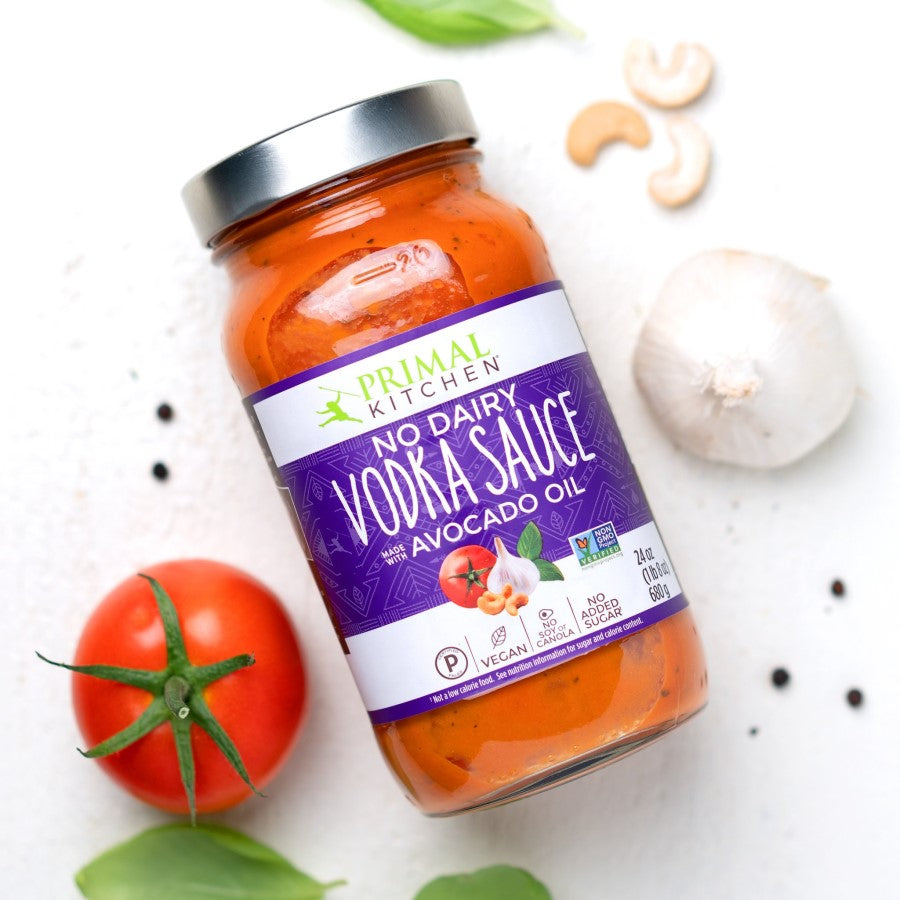Primal Kitchen Vegan Vodka Sauce With Avocado Oil Fresh Tomatoes Cashews Garlic