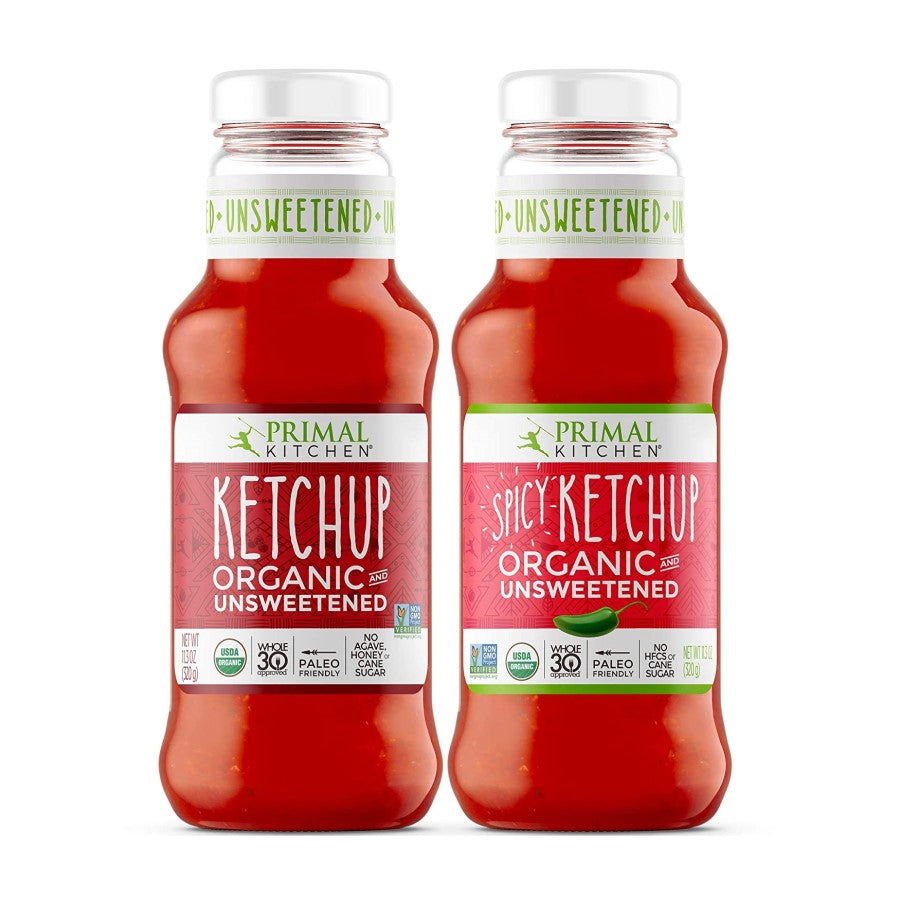 Primal Kitchen Ketchup, Organic & Unsweetened, Spicy - 11.3 oz