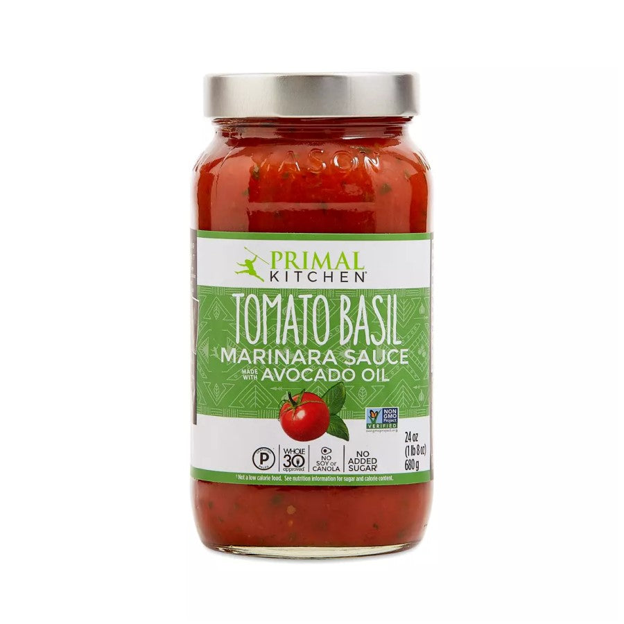 Primal Kitchen Tomato Basil Marinara Sauce With Avocado Oil 24oz