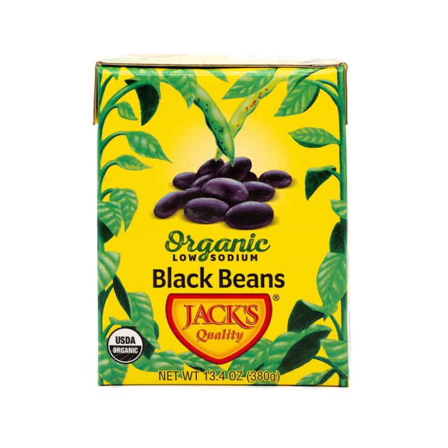 Jack's Quality Organic Low Sodium Black Beans 13.4oz