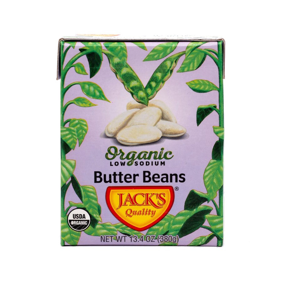 Jack's Quality Organic Low Sodium Butter Beans 13.4oz