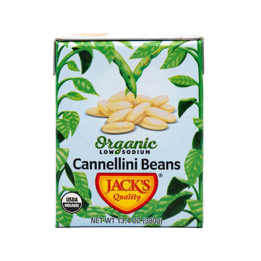 Jack's Quality Organic Low Sodium Cannellini Beans 13.4oz