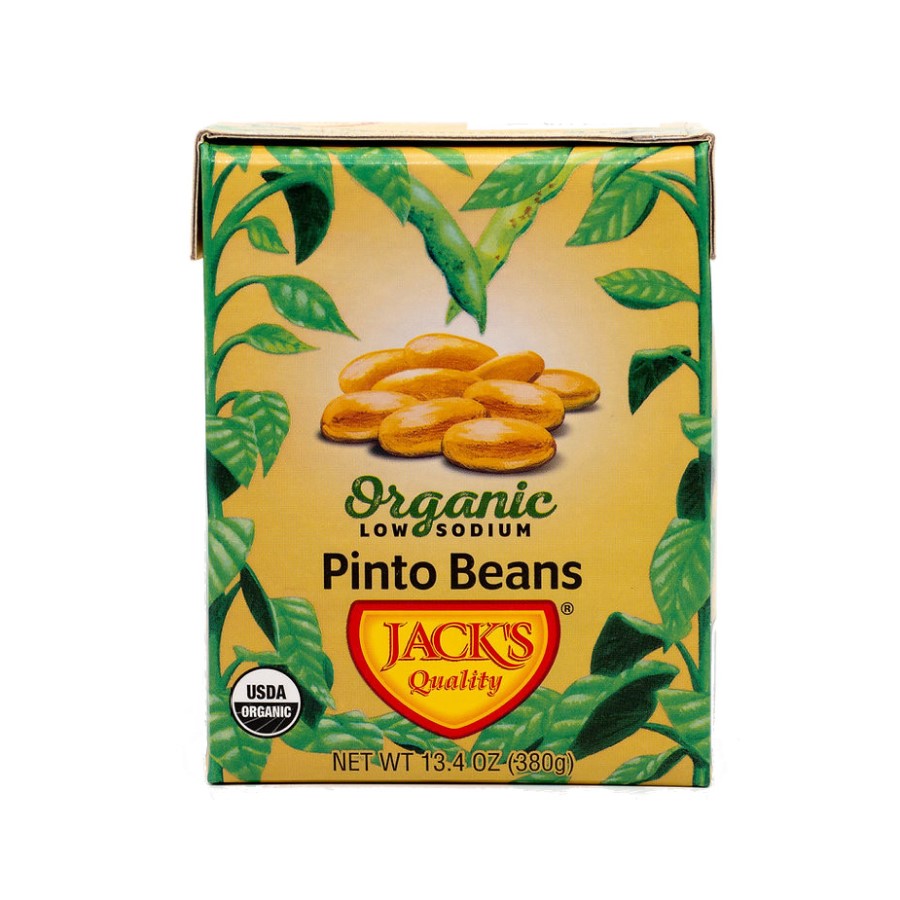 Jack's Quality Organic Low Sodium Pinto Beans 13.4oz