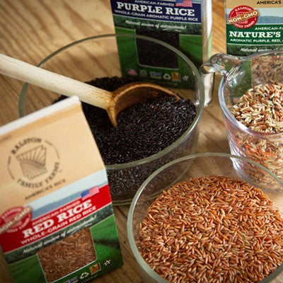 Ralston Family Farms Gluten Free Rice Beautiful Red Rice Purple Rice Nature's Blend Of Whole Grains