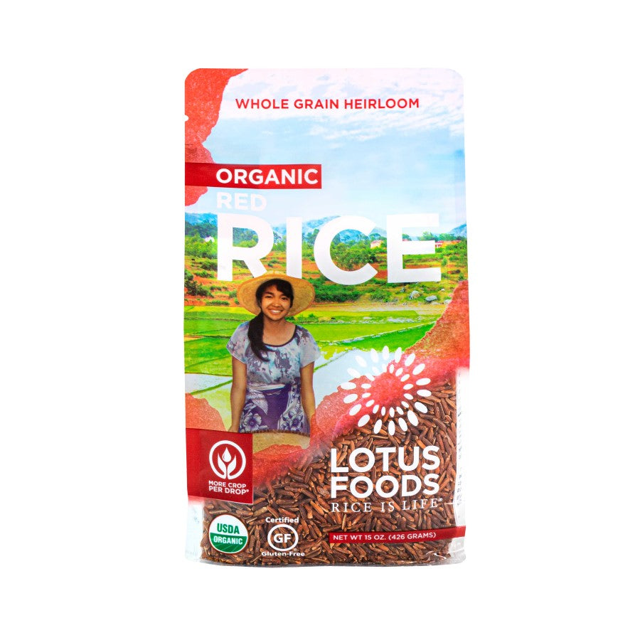 Lotus Foods Organic Heirloom Red Rice 15oz