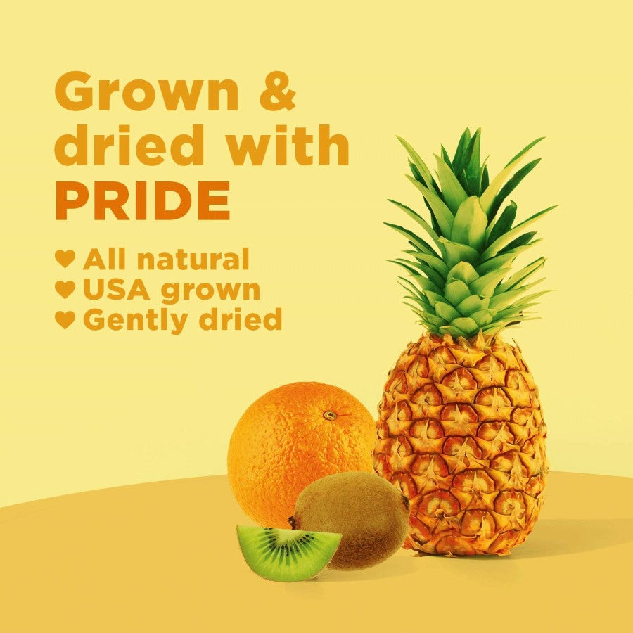 Rind Snacks Are Grown And Dried With Pride Orange Pineapple Kiwis All Natural Fruit Snack