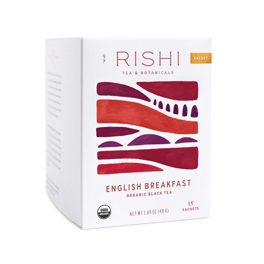Rishi Tea English Breakfast Organic Black Tea 15 Sachets