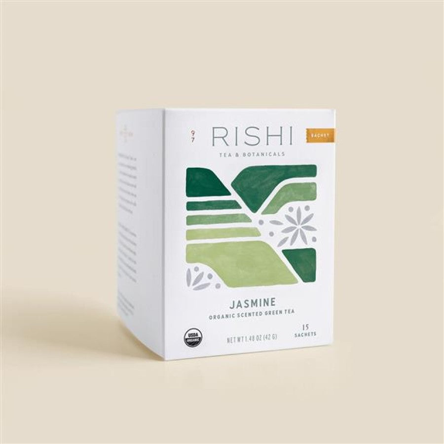 Rishi Tea Jasmine Scented tea is the perfect tea for light sipping and floral notes