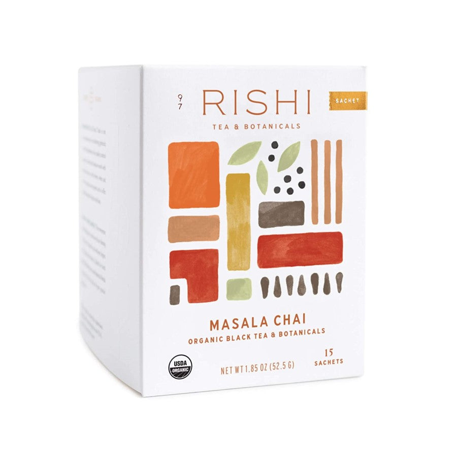 Rishi Tea Masala Chai Organic Black Tea 15 Sachets