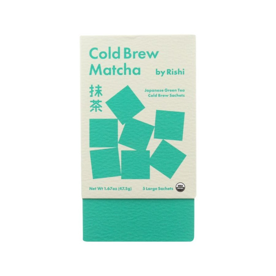 Rishi Tea Organic Cold Brew Matcha 5 Large Sachets
