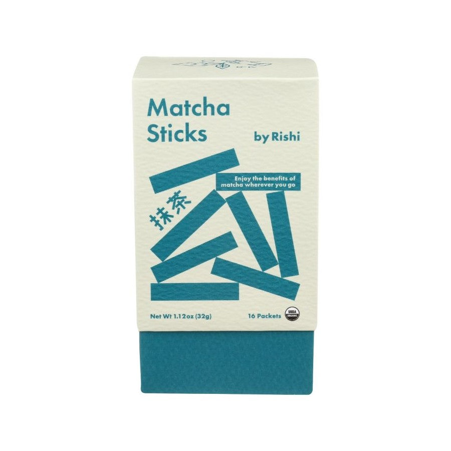 Rishi Tea Organic Matcha Sticks 16 Packets