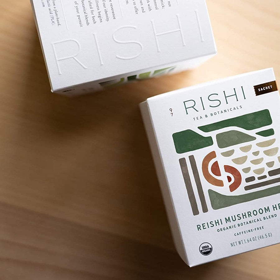 Rishi Organic Reishi Mushroom Hero Tea Is A Non-GMO Botanical Blend Tea