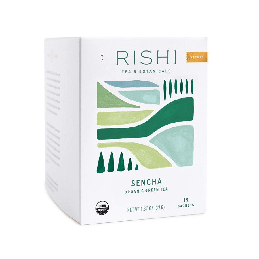 Rishi Tea Sencha Organic Green Tea 15 Sachets