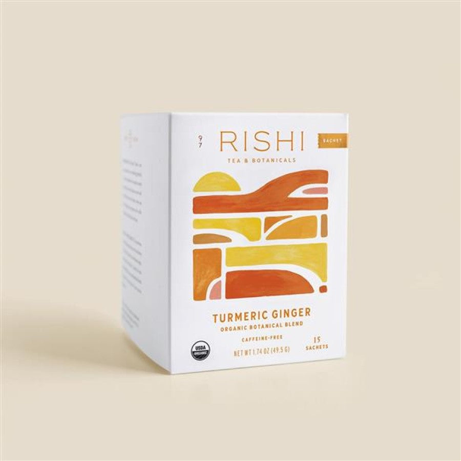 A well crafted tea with rich turmeric and ginger notes make Rishi organic premium teas