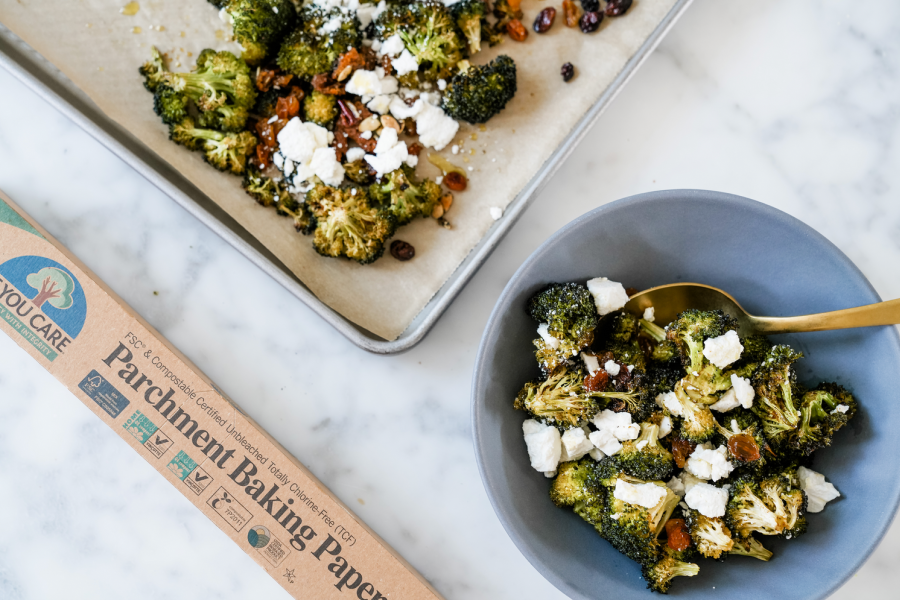 Roasted Broccoli With Ricotta Recipe From If You Care Using Parchment Baking Paper Unbleached