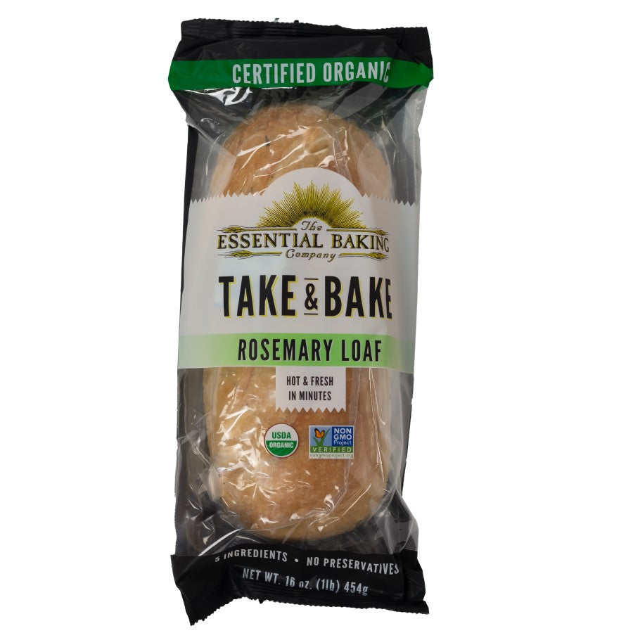 The Essential Baking Company Take & Bake Organic Rosemary Bread 16oz