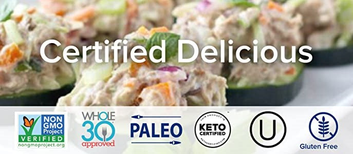 Certified Delicious Safe Catch Tuna Is Non-GMO Verified Whole30 Approved Paleo Keto Certified Gluten Free