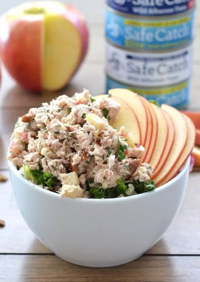 Apple Harvest Tuna Salad Recipe Using Safe Catch Wild Tuna Fish