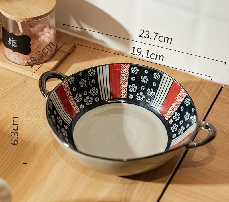 Farmhouse Style Irregular Shaped Ceramic Bowls With Handles – Terra Powders