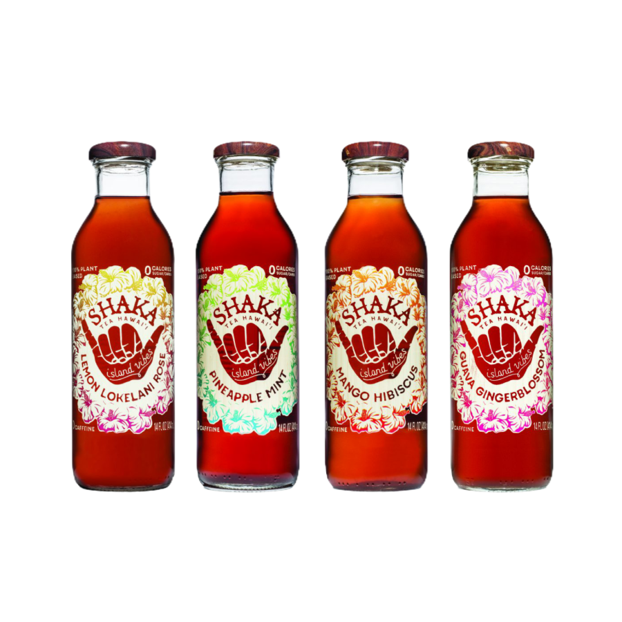 Shaka Tea Hawaii Island Vibes 100% Plant Based Bottled Ice Tea Natural Flavor Variety